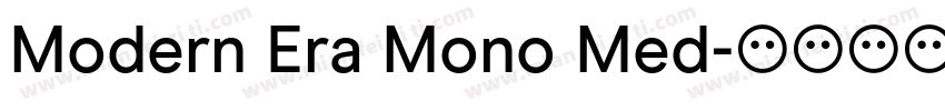 Modern Era Mono Med字体转换